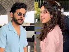 
      
      Janhvi Kapoor snapped with rumoured boyfriend Shikhar Pahariya 
      
      