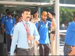 
      
      CWC 2023: Indian team arrives in Delhi ahead of AFG clash 
      
      