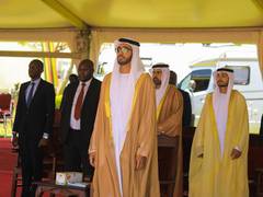 
      
      Sheikh Shakhboot bin Nahyan attends Uganda National Day event
      
      