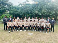 
      
      Indian men's, women's sub junior teams leave for Netherlands tour
      
      