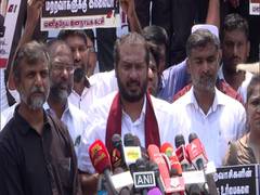 
      
      Protest in Tamil Nadu demanding release of long serving prisoners
      
      
