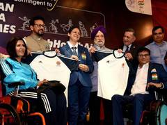 
      
      Anurag Thakur graces send-off ceremony of athletes for 4th Asian 
      
      