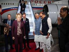 
      
      Russian delegation arrives in Delhi for 9th P20 Summit
      
      