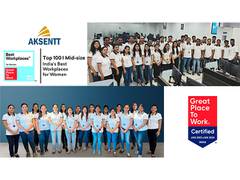 
      
      Aksentt Tech Named in India’s Top 100 Best Workplaces for Women 
      
      