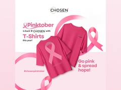 
      
      CHOSEN by Dermatology Launches Pinktober T-shirts
      
      