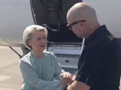 
      
      European Commission President arrives in Israel
      
      