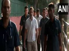 
      
      Rahul Gandhi arrives to attend CEC meeting for Telangana polls
      
      