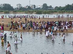 
      
      Tamil Nadu: Thousands throng Cauvery on Mahalaya Amavasya
      
      