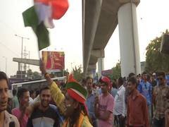 
      
      Cricket fans admire India’s performance against Pakistan 
      
      