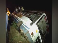 
      
      40 injured after bus overturns in Gujarat's Lakhtar taluka
      
      