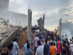 
      
      Five dead in explosion at house in UP's Meerut
      
      