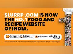 
      
      Slurrp.com Celebrates Being No.1 Food and Recipe Website
      
      