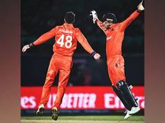 
      
      Netherlands defeat South Africa by 38 runs
      
      