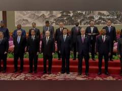 
      
      Putin, Xi Jinping gather for family photo at “One Belt, One Road”
      
      