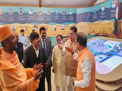 
      
      CM Dhami performs Karseva at a temple in Abu Dhabi
      
      