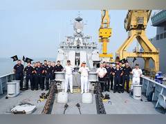 
      
      France Navy Ship 'Languedoc' concludes its Mumbai visit on Oct 18
      
      