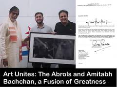 
      
      Abrols Present Masterpiece to Amitabh Bachchan
      
      