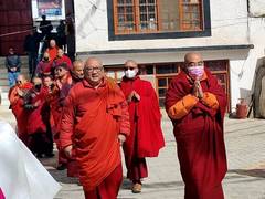 
      
      Bhutan delegation of senior monks visit Ladakh to offer prayers
      
      