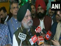 
      
      Union Minister Hardeep Singh Puri attends Ram Leela in Delhi
      
      