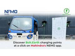 
      
      Bolt.Earth and Mahindra Last Mile Mobility Collaborate
      
      