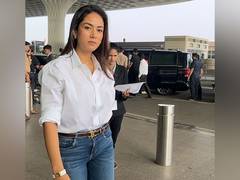 
      
      Mira Rajput Kapoor slays in classic white shirt, blue jeans
      
      