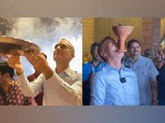 
      
      US envoy Eric Garcetti visits Durga puja pandal in Delhi
      
      