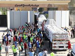 
      
      17 more trucks carrying enter Gaza from Rafah crossing
      
      