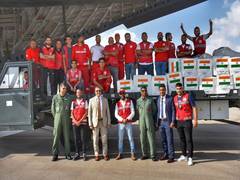 
      
      India's humanitarian aid for Palestinian people arrives in Egypt
      
      