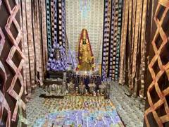 
      
      Idol of Goddess Lakshmi decorated with 6 kg of gold
      
      