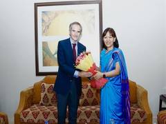 
      
      IAEA Director General Rafael Grossi arrives in India
      
      
