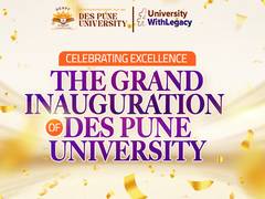 
      
      DES Pune University Takes Its Inaugural Leap
      
      