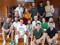 
      
      NZ cricket team meets Dalai Lama ahead of WC clash against Aus
      
      