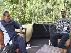 
      
      Stalwart batter Virat Kohli meets Himachal Pradesh CM 
      
      