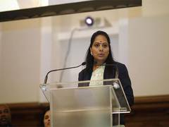 
      
      K Kavitha to speak on Telangana govt's achievements at Oxford
      
      