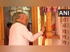 
      
      Amit Shah offers prayers at Bahuchar Mata Temple
      
      