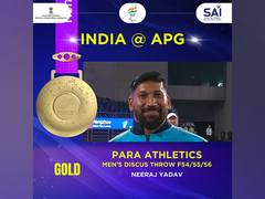 
      
      India sweep podium in men’s discus throw F54/55/56 event
      
      