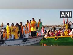 
      
      Himachal Pradesh: JP Nadda attends Durga Idol immersion programme
      
      