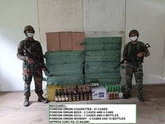 
      
      Assam Rifles recovers contraband worth Rs 27.68 lakh in Mizoram
      
      