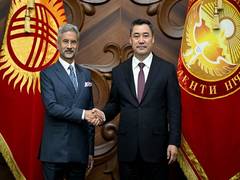 
      
      Kyrgyzstan: Jaishankar conveys India's support to President
      
      