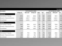 
      
      Sonata Software - International Services Revenue grew by 4.6 pc
      
      