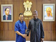 
      
      Delhi: Nigerian High Commissioner meets Kejriwal
      
      