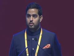 
      
      Akash Ambani addresses India Mobile Congress
      
      