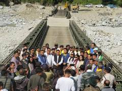 
      
      Sikkim flood situation: Army, BRO complete second Bailey bridge
      
      