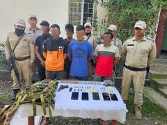 
      
      Manipur police nabs 5 members of KCP, seized number of items
      
      