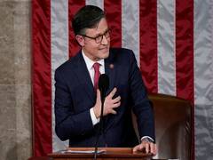 
      
      Mike Johnson calls on Biden to split funding for Ukraine, Israel
      
      