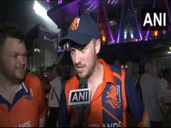 
      
      Netherlands fans express happiness after win over Bangladesh
      
      