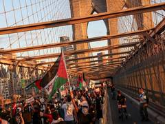 
      
      Pro-Palestinian protesters hold march across world
      
      