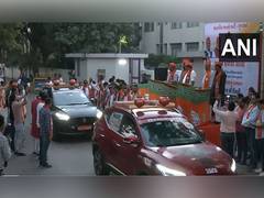 
      
      Gujarat BJP chief flags off 'Kalash Yatra' to Delhi on e-vehicles
      
      