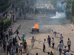 
      
      One dead, several injured after Bangladesh rally turns violent
      
      