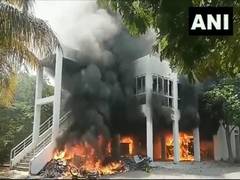
      
      NCP MLA Solanke's home set on fire by pro-Maratha reservation
      
      